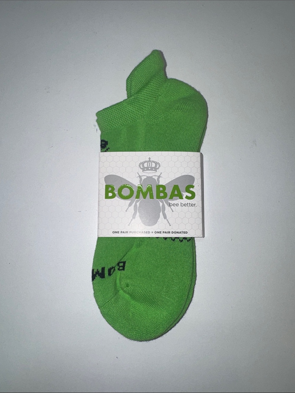 Bombas Low-Cut Socks in Bright Green